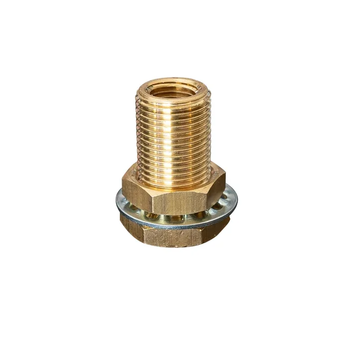 1/4″ FPT x 1/4″ FPT Brass Bulkhead