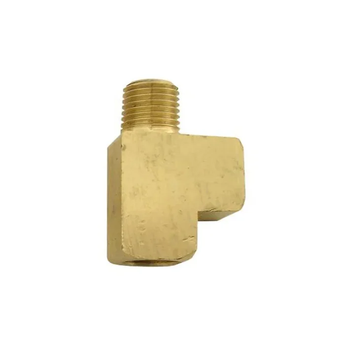 1/4″ MPT x 1/4″ FPT x 1/4″ FPT Brass Street Tee