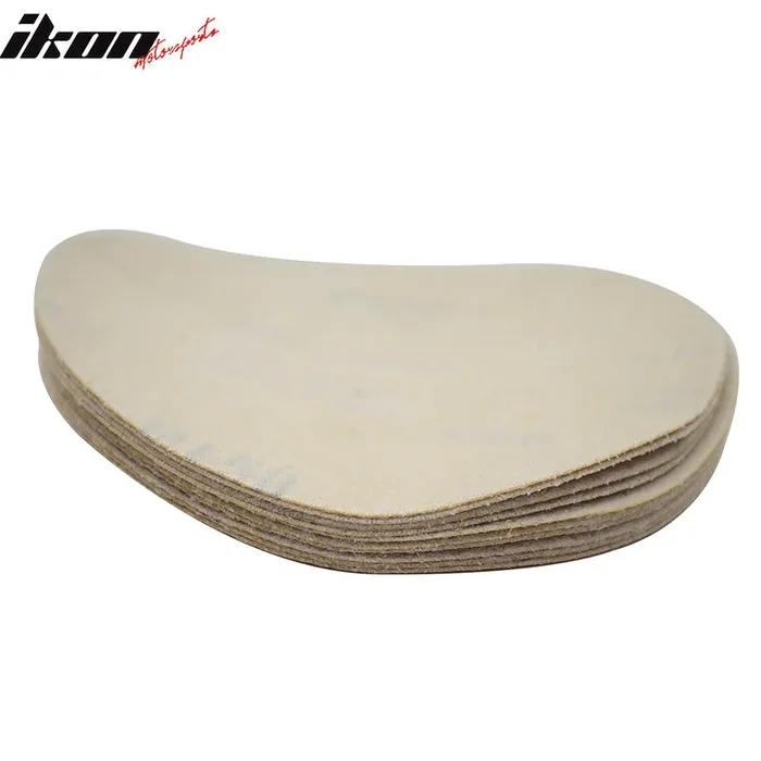 10PCS Disc 150 Grit 5 PSA Auto Sanding Paper Sheets Sandpaper Velcro