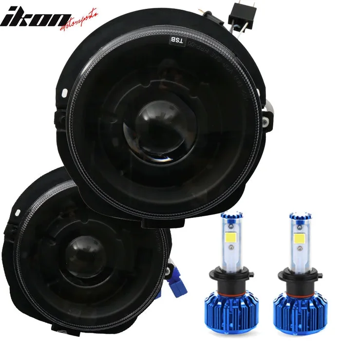 2002-2006 Benz W463 G500 G55 Black Projector Headlight With LED Bulb
