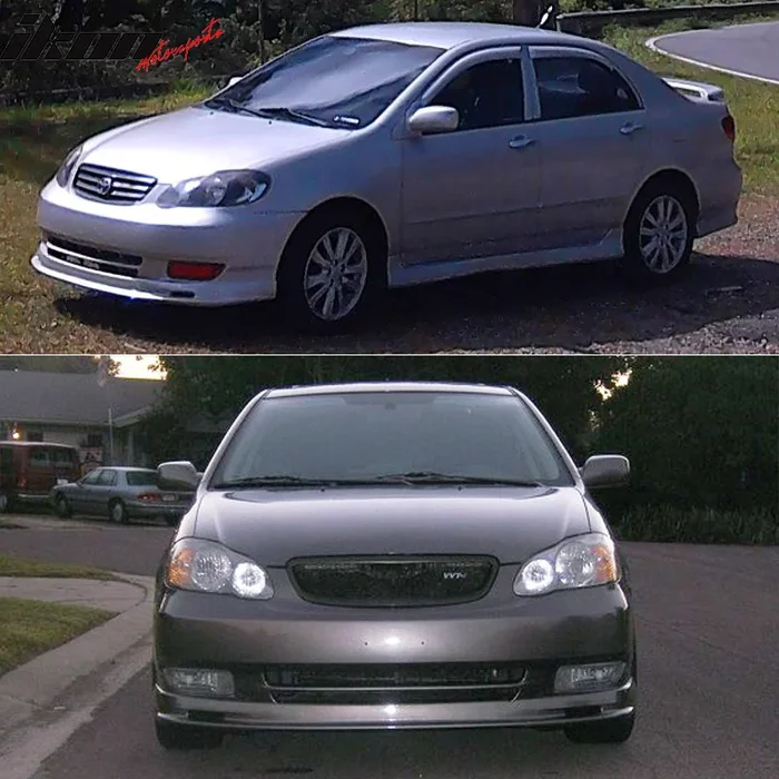 2003-2004 Toyota Corolla Mugen Style Front Bumper Lip PP