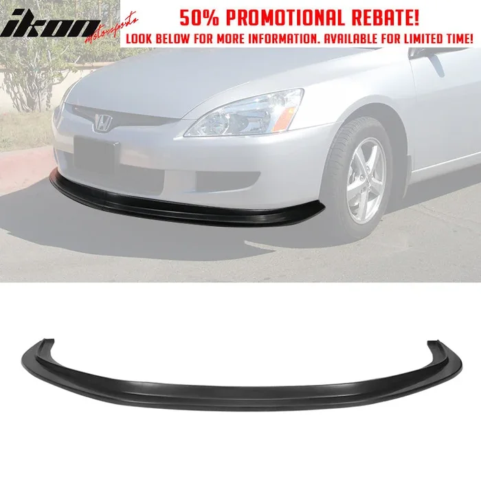 2003-2005 Honda Accord Coupe MDA Style Front Bumper Lip Spoiler PU