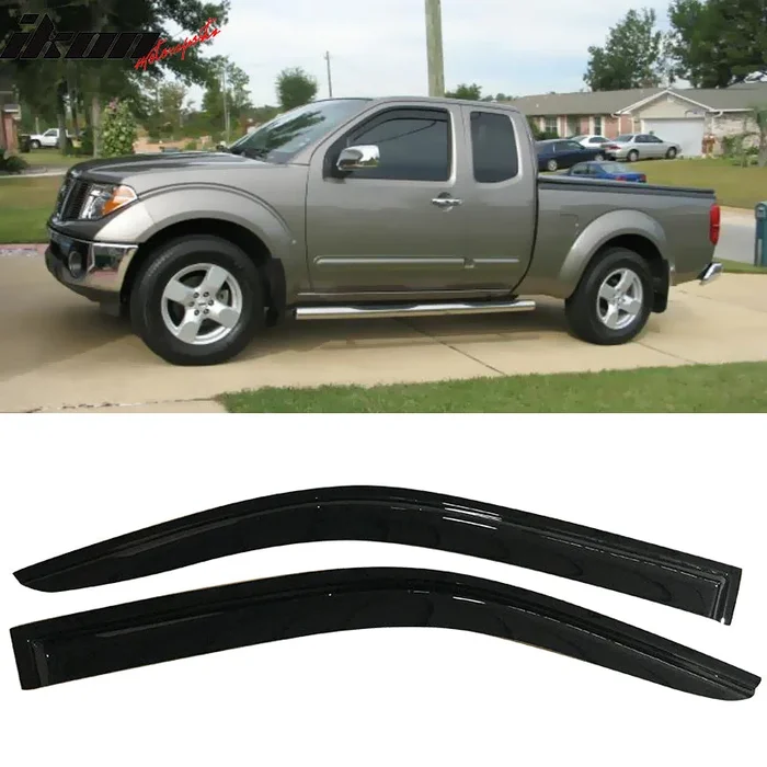 2005-2021 Nissan Frontier D40 Extended Cab 2PCS Visor Windows Acrylic