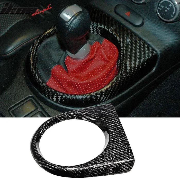 2006-2009 Nissan 350Z Shifter Center Dash Trim Cover Carbon Fiber CF