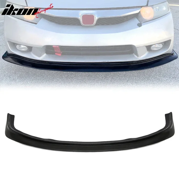 2009-2011 Honda Civic FG2 IKON DP Style Unpainted Front Bumper Lip PU