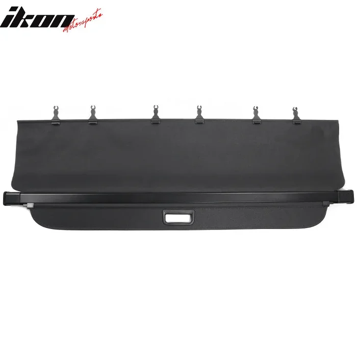 2010-2015 Lexus RX350 RX450h Black Trunk Cargo Cover PVC Aluminum Rod