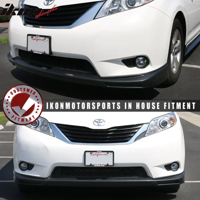 2011-2017 Toyota Sienna XL30 5Dr Van MP Front Bumper Lip Spoiler – ABS