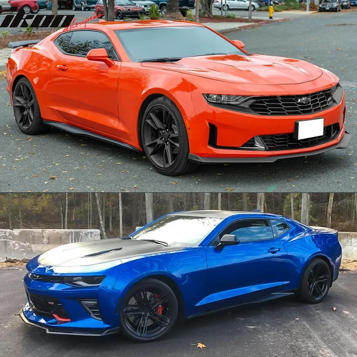 2016-2024 Chevy Camaro Front Lip Spoiler 1LE Style 3PCS ABS