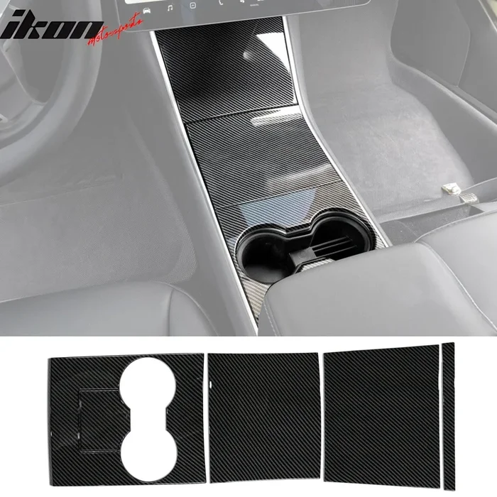 2017-2020 Tesla Model 3 Gloss Console Box Cover ABS