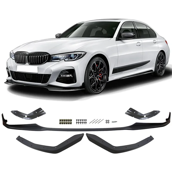 2019-2022 BMW G20 M Sport M Performance Style Front Bumper Lip 5PC