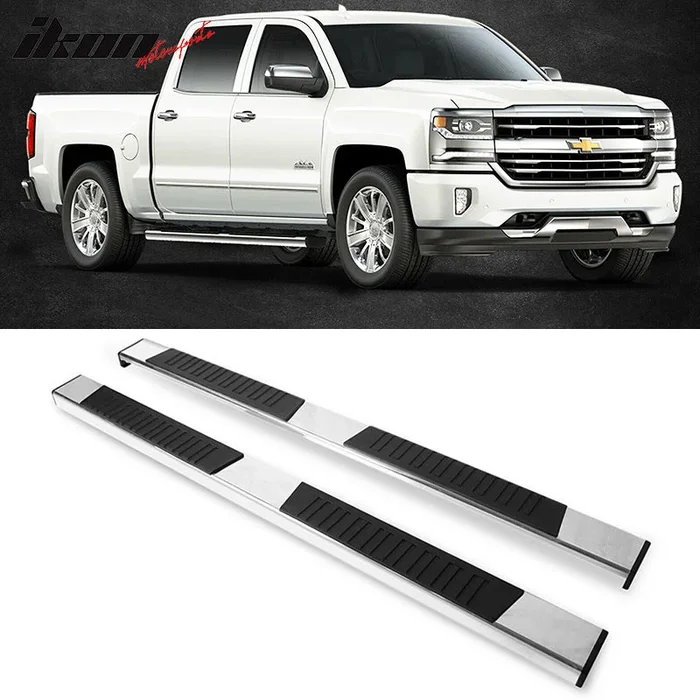 2019-2022 Silverado Sierra 1500 Double Extended Cab 6″ Running Board