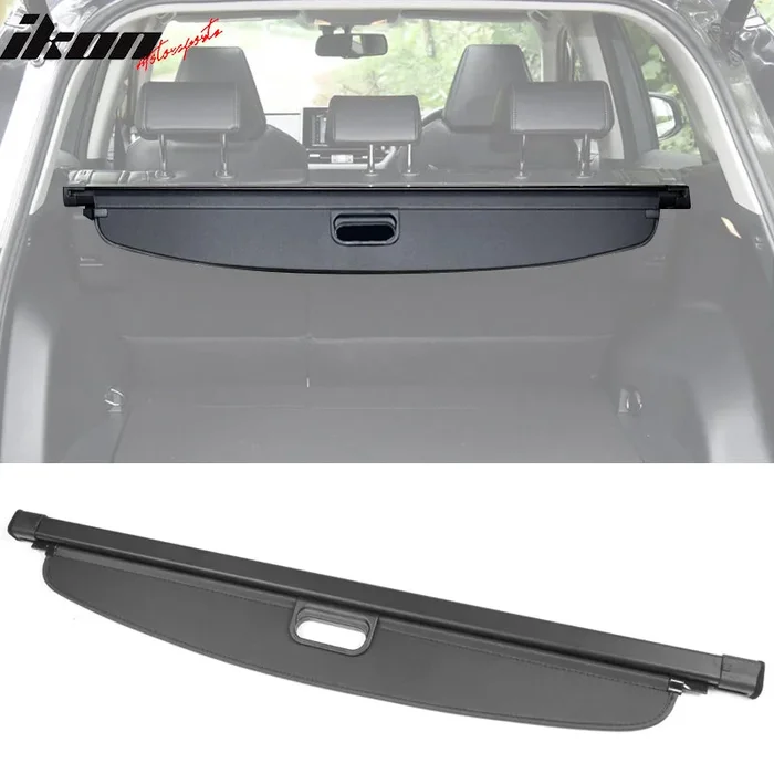 2019-2025 Toyota RAV4 & RAV4 Prime Black Cargo Cover Vinly Aluminum