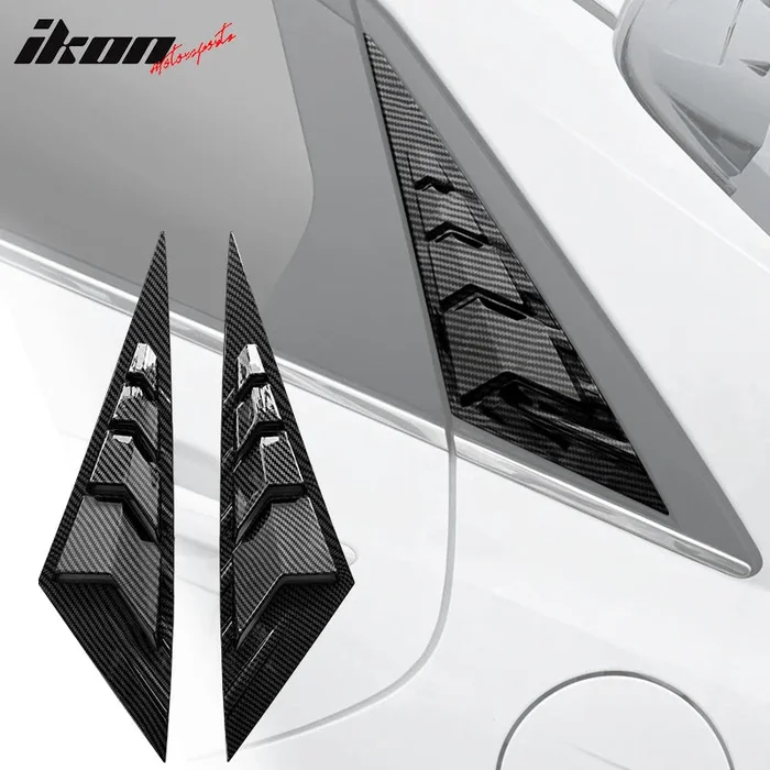 2021-2023 Hyundai Elantra 4DR 2PC Rear Side Vent Window Louver ABS