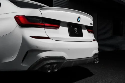 3D Design G20 3-Series M-Sport Carbon Rear Diffuser – 4-Tip – 3108-32021
