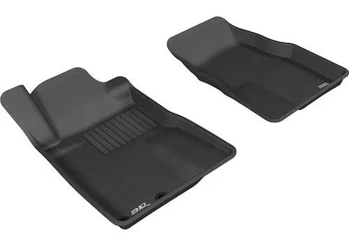 3D MAXpider 2005-2009 Ford Mustang Kagu 1st Row Floormat – Black aceL1FR06511509