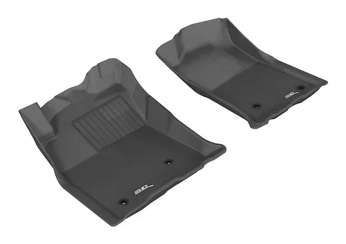 3D MAXpider 2005-2011 Toyota Tacoma Reg/ACS/DBL Cab Kagu 1st Row Floormat – Black aceL1TY05711509
