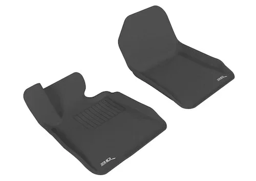 3D MAXpider 2007-2013 BMW 3 Series E93 Kagu 1st Row Floormat – Black aceL1BM02411509