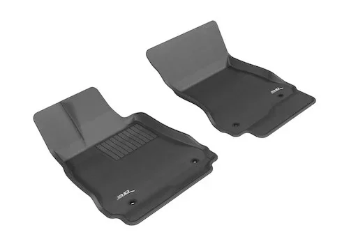 3D MAXpider 2007-2013 Mercedes-Benz S-Class W221 Kagu 1st Row Floormat – Black aceL1MB00611509