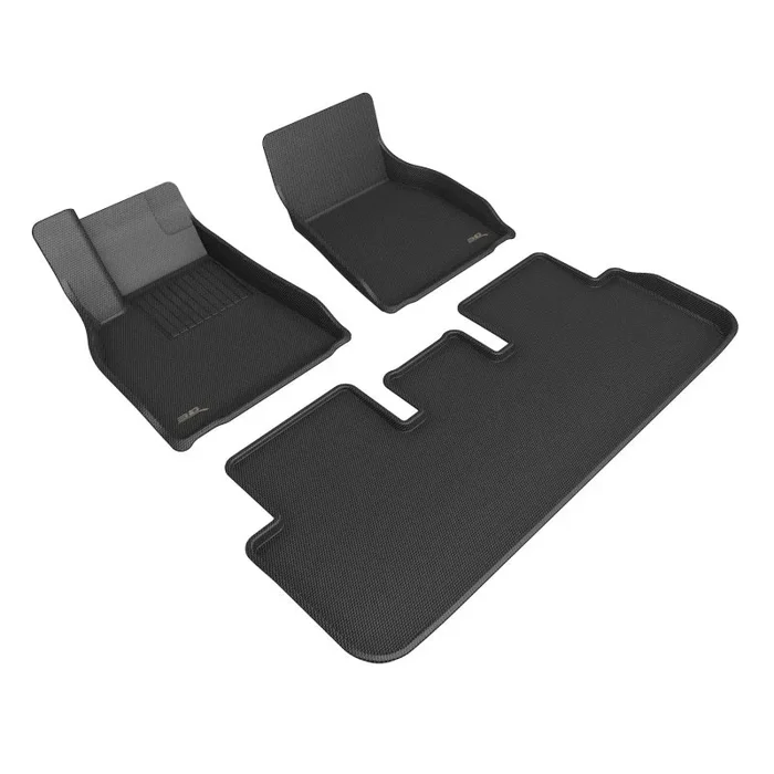 3D MAXpider 2021-2022 Tesla Model S Kagu Floor Mats – Black