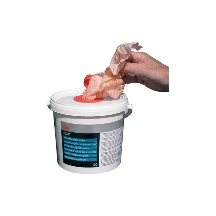 3M HandWipe 80347 Hand cleaning wipes Dispenser Box, Lanolin, with Aloe Vera, Quantity 100