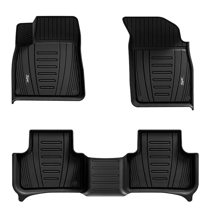 3W Audi Q8 SQ8 2019-2025 Custom Floor Mats Thorex™ All-Weather Protection