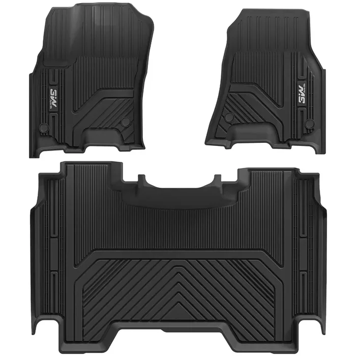 3W Dodge Ram 1500 2025-2026 Custom Floor Mats Thorex™ All-Weather Protection