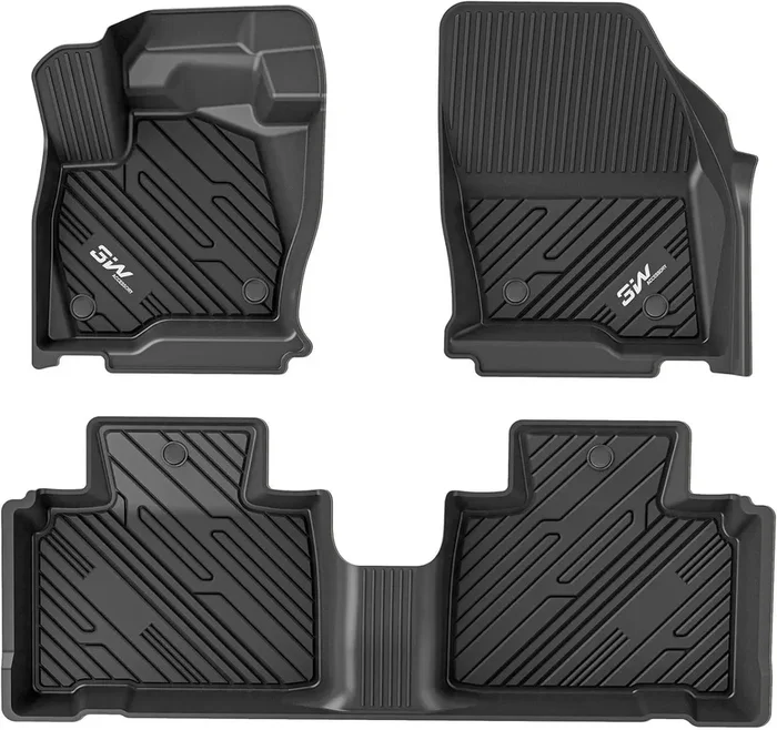 3W Ford Edge 2015-2024 Custom Floor Mats Thorex™ All-Weather Protection