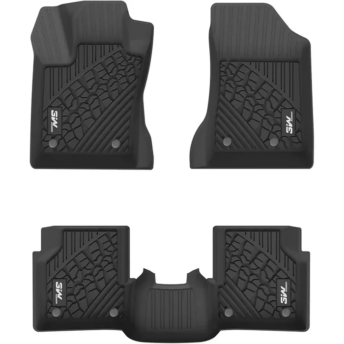 3W Jeep Compass 2017-2025 Custom Floor Mats Thorex™ All-Weather Protection