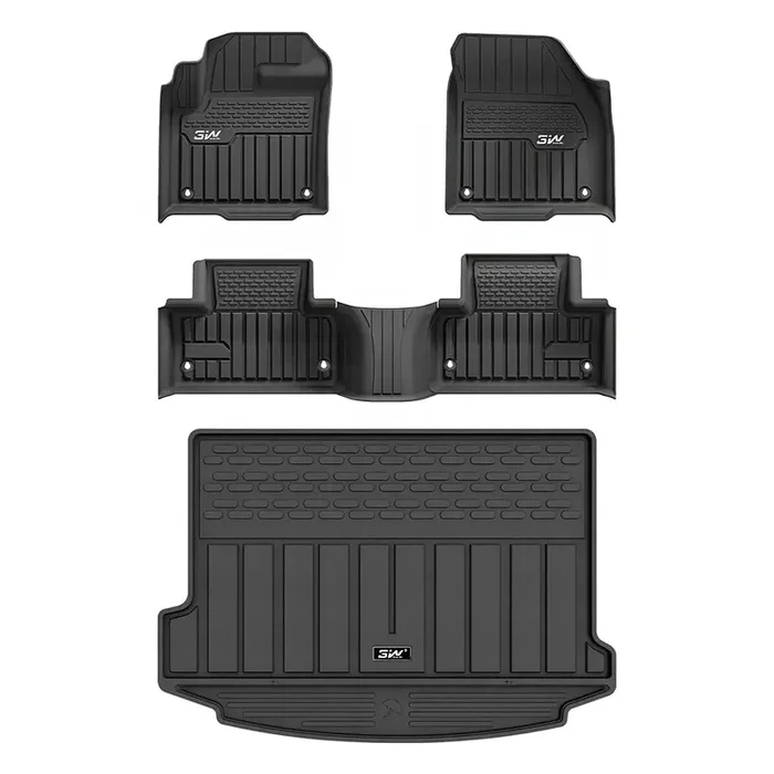 3W Land Rover Range Rover Evoque 2020-2026 Custom Floor Mats Thorex™ All-Weather Protection