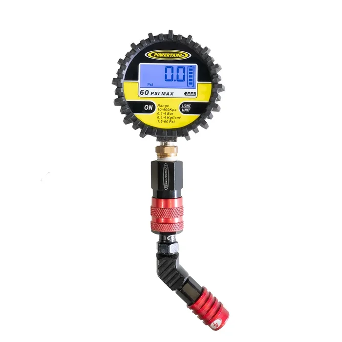 60D TPG RED – 60 psi Back-Lit Digital Modular Tire Pressure Gauge