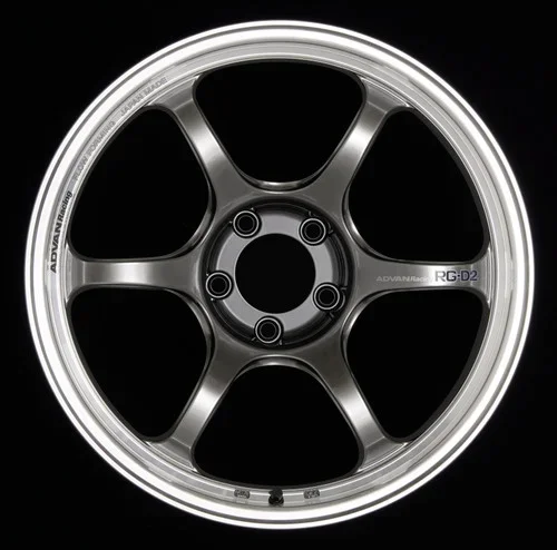 Advan RG-D2 15×5.5 +45 4-100 Machining & Racing Hyper Black Wheel avnYAT5B45AHB
