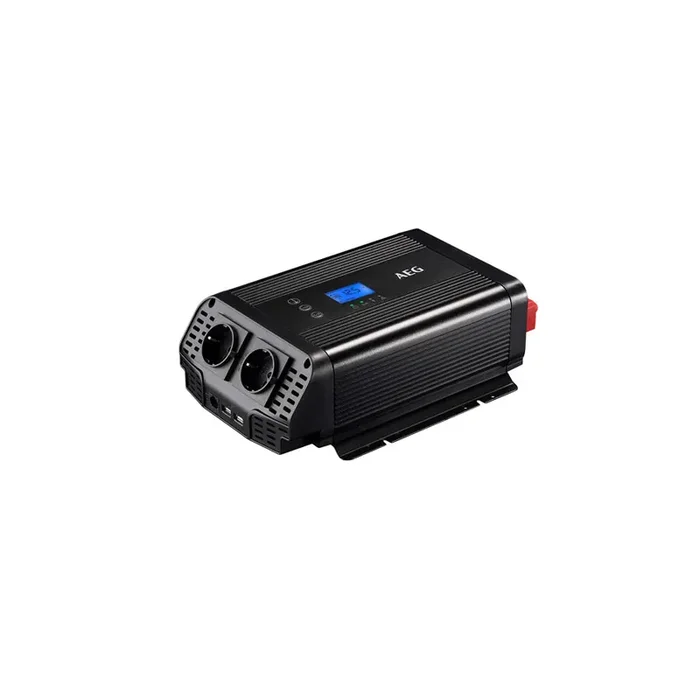AEG 10059 Inverter with electric safety socket, with fuse, with overvoltage protection