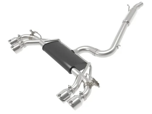 aFe MACH Force-Xp 3 IN to 2-1/2 IN 304 Stainless Steel Cat-Back Exhaust System VW Golf R (MKVII) 15-19 L4-2.0L (t) – POLISHED TIPS – afe49-36430-P