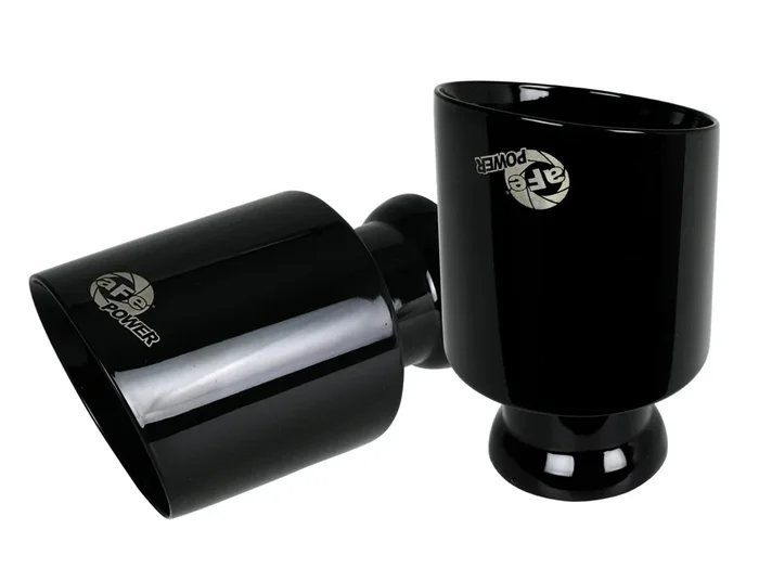 aFe Power 2015-2023 Dodge Charger/Hellcat V8-6.2L/6.4L MACH Force-Xp 4-1/2 IN Black Direct-Fit Exhaust Tip Set