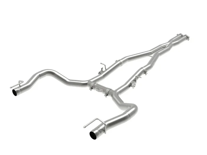 aFe Power 2015-2023 Dodge Charger/Hellcat V8-6.2L (sc)/392 V8-6.4L MACH Force-Xp 3 IN 304 Stainless Steel Cat-Back Exhaust System w/ No Muffler