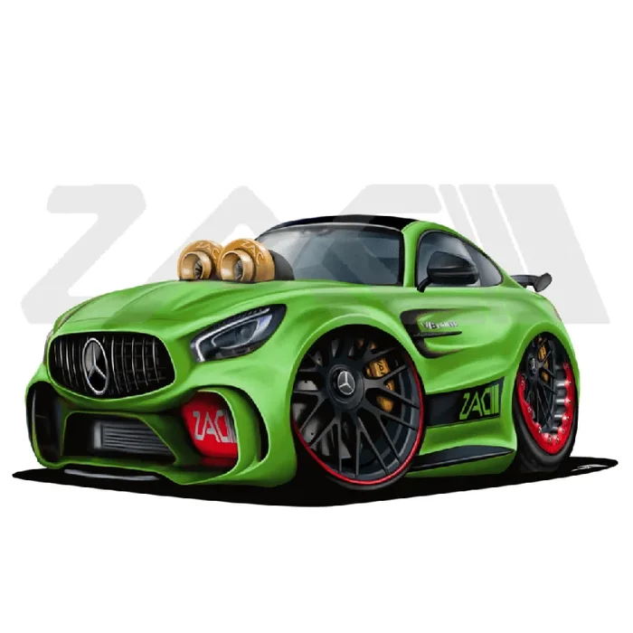 AMG GT Green Window sticker