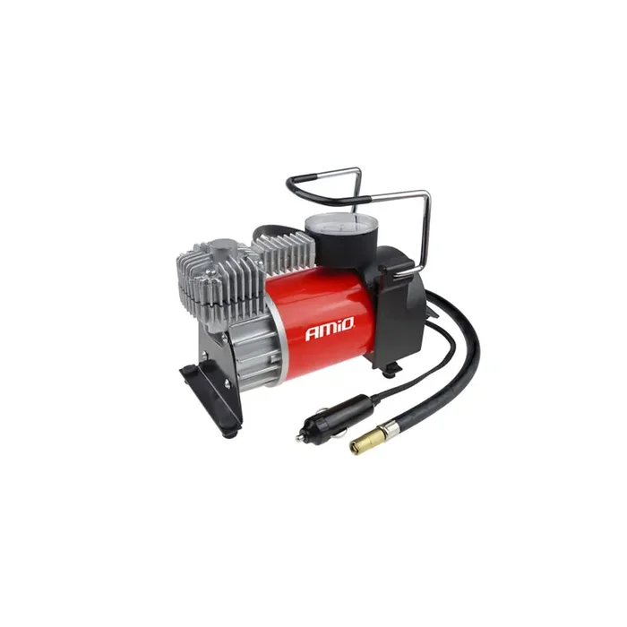 AMiO Acomp-03 01135 Air compressor 12V, 150 psi, 10 bar, cigarette lighter powered portable