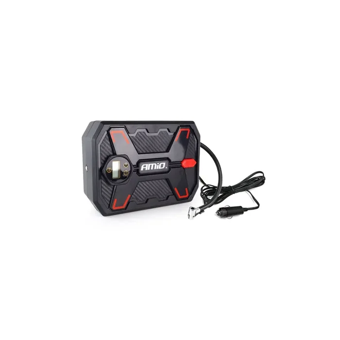 AMiO Acomp-11 02384 Air compressor 12V, 150 psi, 10 bar, cigarette lighter powered portable