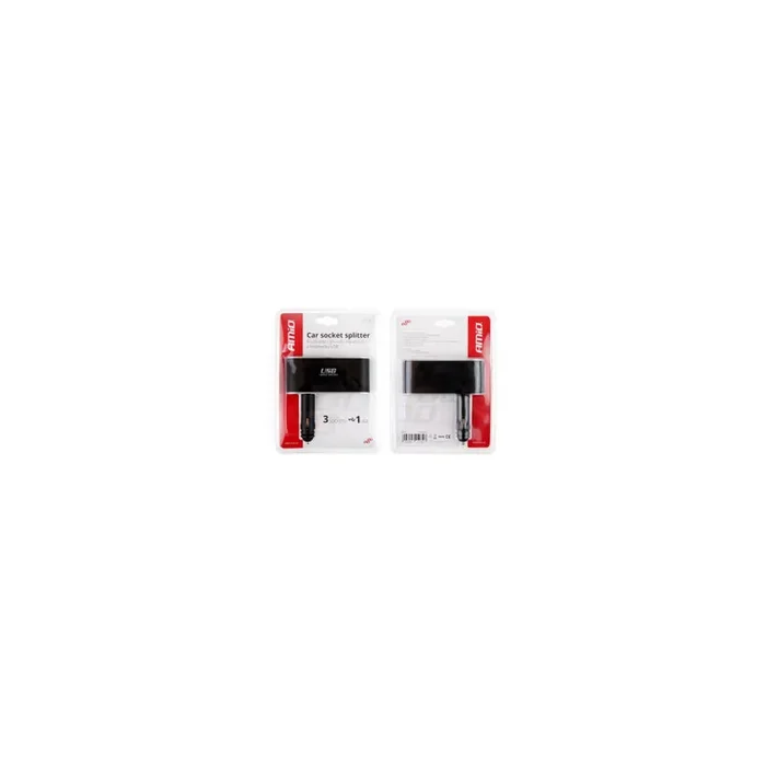 AMiO SOC5 01032 Cigarette lighter splitter 12, 24V, without pipe,
