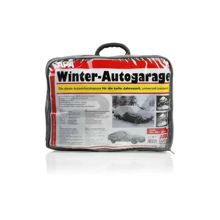 APA 16116 Car cover full-size, XL 200×500 cm, Silver