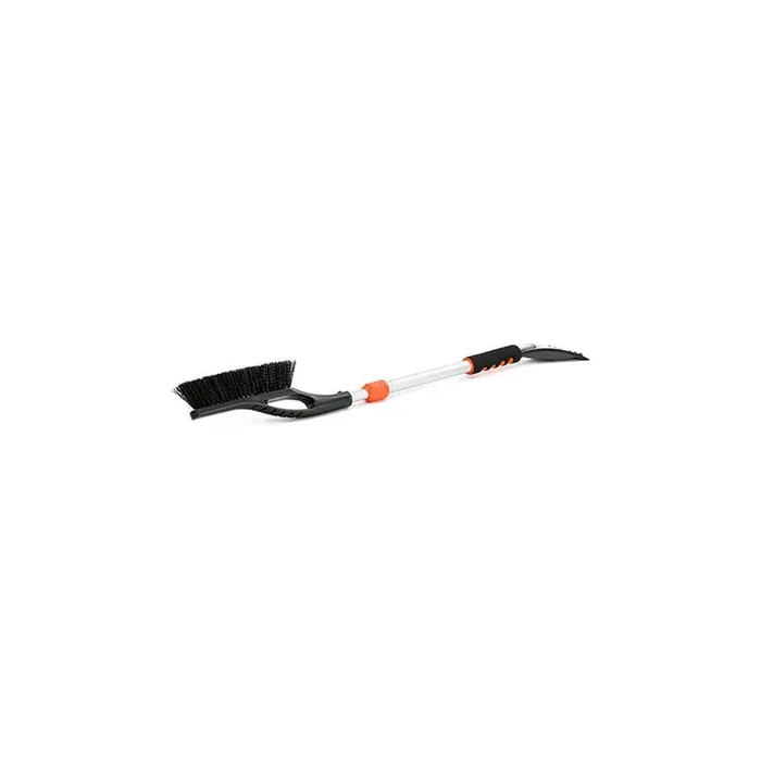 APA 89045 Ice scraper long-handled, telescopic, with snow brush, 90-112 cm