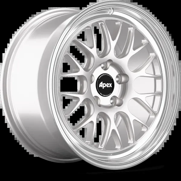 Apex Chevrolet Corvette C8 Stingray ML-10RT Forged Wheels – Machined Lip Race Silver – Set of 4