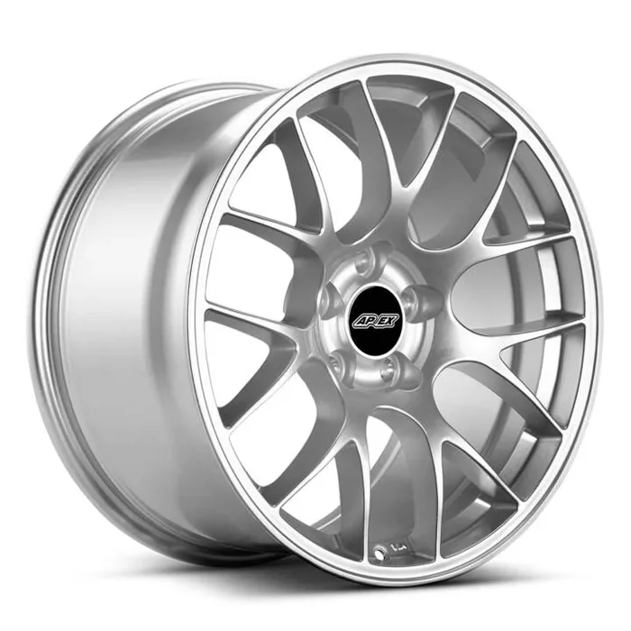 APEX Wheels 2015-2022 Ford Mustang S550 18×10″ ET40 Race Silver EC-7 Wheel