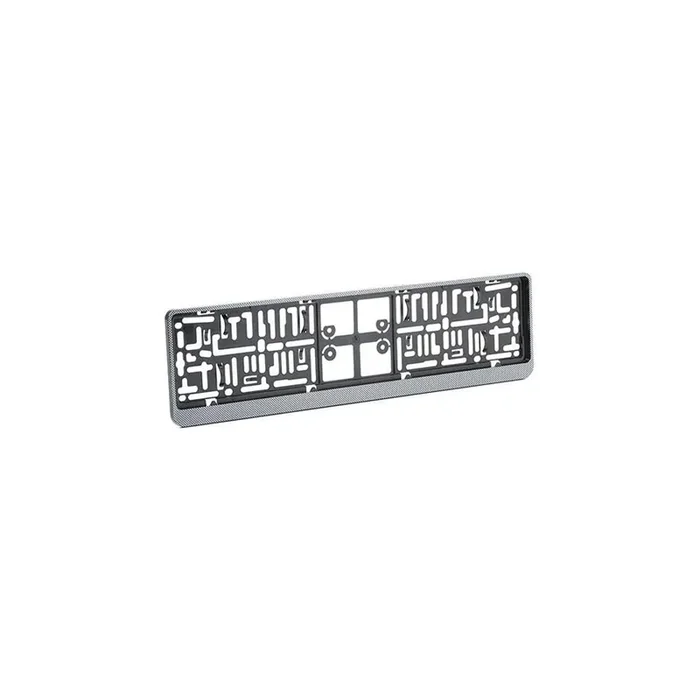 ARGO DACAR CARBON Number plate holder Black, Carbon, frameless