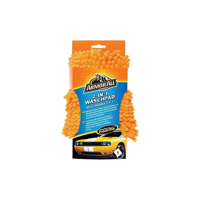 ARMOR ALL 31506L Car wash mitt Microfibre, Orange