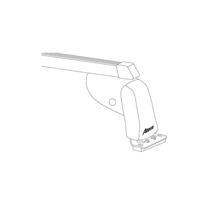 Atera Signo 044116 Roof bars for cars without rails, 137 cm, 100 kg, Steel