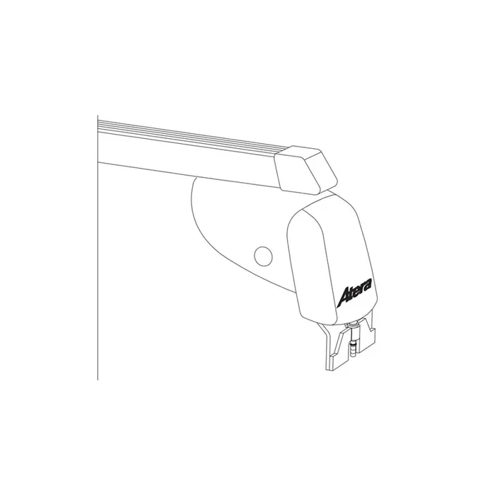 Atera Signo 044184 Roof bars suitable for Mercedes-Benz CLS Coupe (C218) for cars without rails, 122 cm, 100 kg, Steel