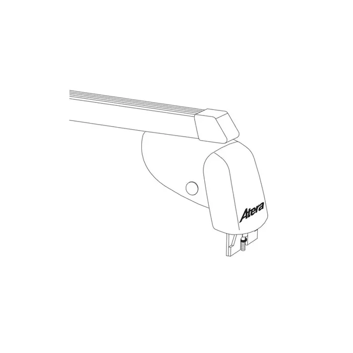Atera Signo 044283 Roof bars for cars without rails, 122 cm, 100 kg, Steel