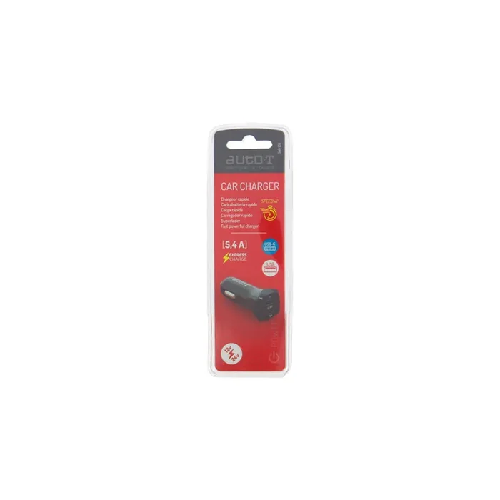 AUTO-T 540128 In-car charger Number of inlets/outlets 1 USB, 1 USB-C