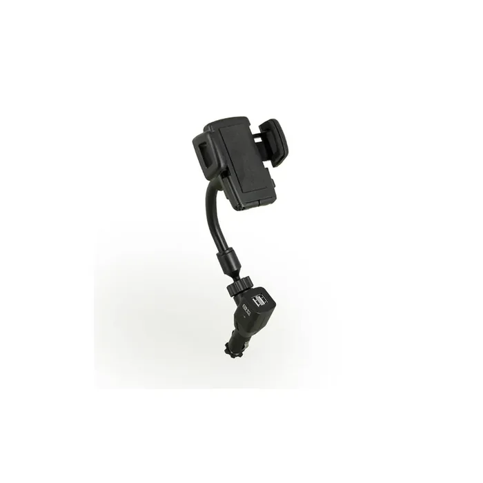 AUTO-T 540302 Car phone holder 35-85 mm, with ball joint, with charger, cigarette lighter, universal 360°